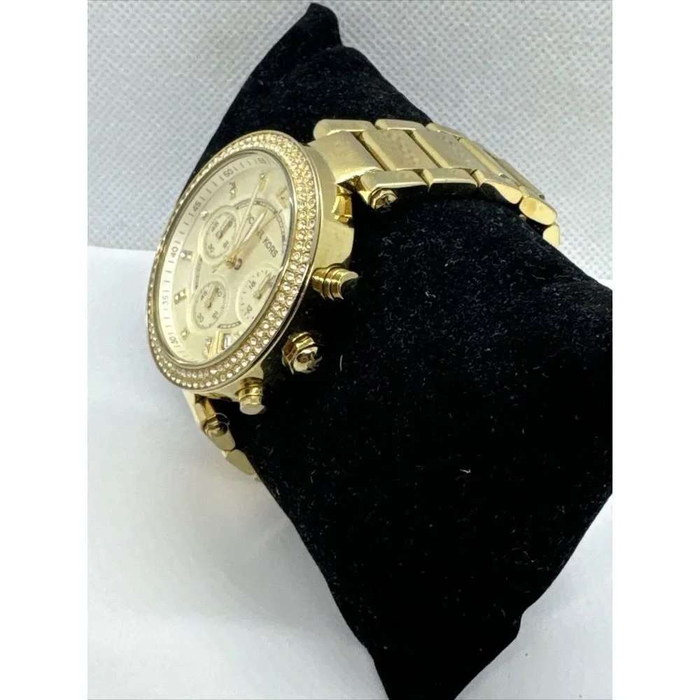 Michael Kors Parker MK5354 Women's Gold Stainless Steel Analog Dial Watch JNA374